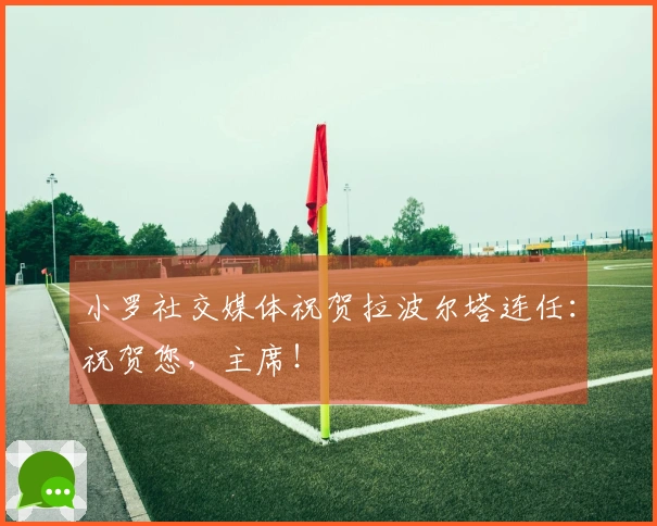 小罗社交媒体祝贺拉波尔塔连任：祝贺您，主席！